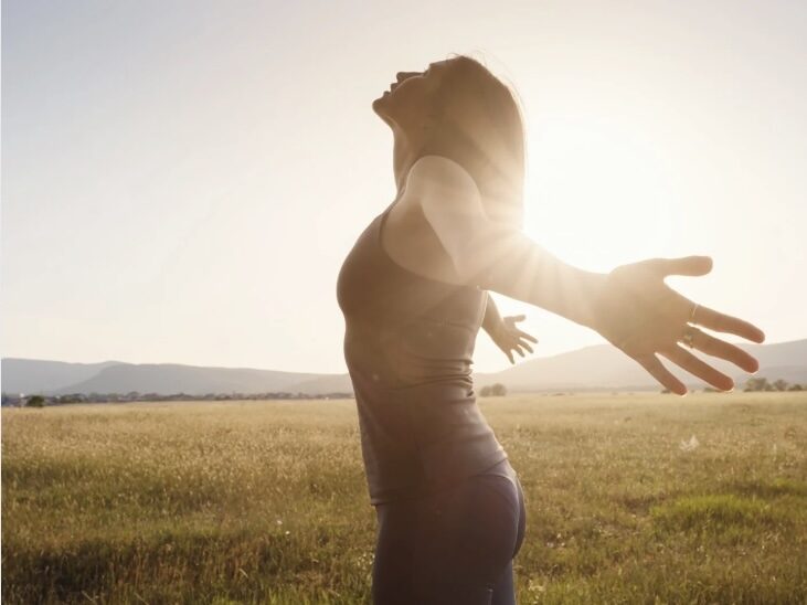 joyful woman